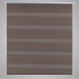Berkfield Zebra Blind 80 X 175 Cm Coffee - thumbnail 4