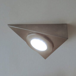 Eterna Cledtri 1.7W Led Triangle Cabinet Light Brushed Nickel 3000K - thumbnail 2