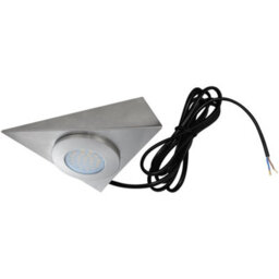 Eterna Cledtri 1.7W Led Triangle Cabinet Light Brushed Nickel 3000K