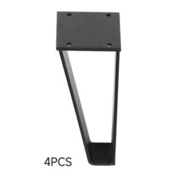 Garden Sanctuary 4 Pcs Trapezoidal Steel Guardians Of Modern Furniture Legs 7Cm W X 7Cm D X 20Cm H - thumbnail 1