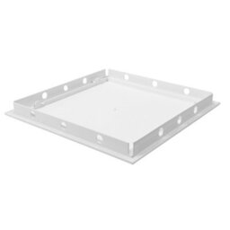White Polypropylene Access Panel Door 250mm X 250mm Hinged Removable No Lock - thumbnail 7