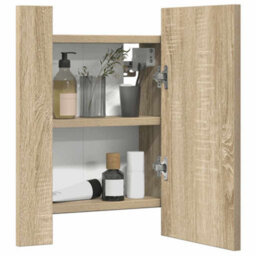 Walplus Led Bathroom Mirror Cabinet Sonoma Oak 40X12X45 Cm Acrylic - thumbnail 7