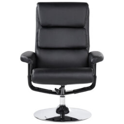 Beliani Massage Chair Legend With Footstool Faux Leather Black - thumbnail 6