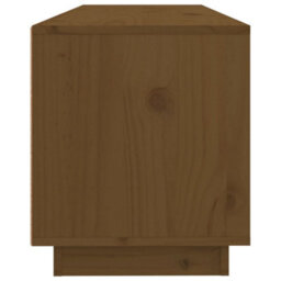 Berkfield Tv Cabinet Honey Brown 100X34X40 Cm Solid Wood Pine - thumbnail 8