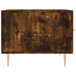 Berkfield Durable Coffee Table Smoked Oak 50X50X40 Cm Engineered Wood - thumbnail 7