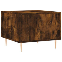 Berkfield Durable Coffee Table Smoked Oak 50X50X40 Cm Engineered Wood - thumbnail 8