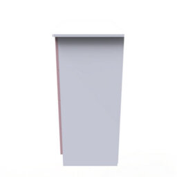 Harrow 4 Drawer Chest In Kobe Pink & White (Ready Assembled) - thumbnail 2