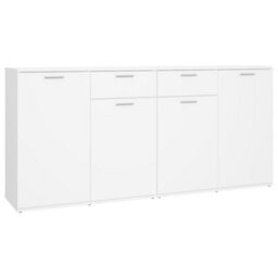 Vidaxl Sideboard White 160X36X75 Cm Engineered Wood - thumbnail 2