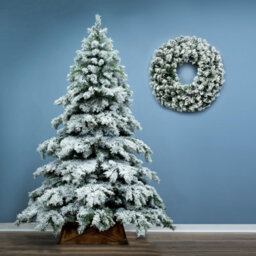 Christmas Tree World The 5Ft/150Cm Snow White Fir Christmas Tree - thumbnail 2