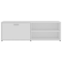 Berkfield Tv Cabinet White 120X34X37 Cm Engineered Wood - thumbnail 7