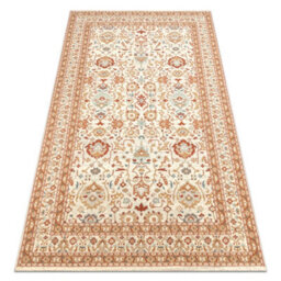 RugsX Wool Carpet Soho 477.26.la100 Osta Ornament, Frame Natural Beige Terracotta 135X200 Cm - thumbnail 4