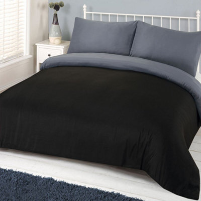 Ohs Reversible Duvet Cover And Pillowcase Bedding Set - image 1