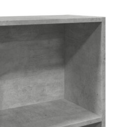 Berkfield Bookcase Concrete Grey 80X30X114 Cm Engineered Wood - thumbnail 7