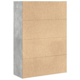 Berkfield Bookcase Concrete Grey 80X30X114 Cm Engineered Wood - thumbnail 6