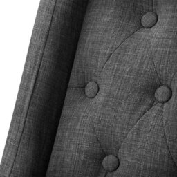 Atlantic Chatsworth Walnut Dining Chair Charcoal Legs - thumbnail 5