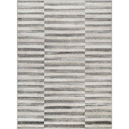 Livabliss San Francisco-Modern Grey Black Charcoal Graphic Living Dining Bedroom Rug 160 X 213 Cm Easy Care, Non Shedding - thumbnail 1