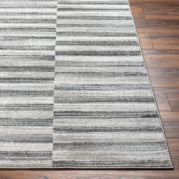 Livabliss San Francisco-Modern Grey Black Charcoal Graphic Living Dining Bedroom Rug 160 X 213 Cm Easy Care, Non Shedding - thumbnail 5