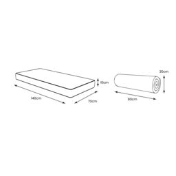 Jay-Be Simply Kids Toddler Open Coil Junior Foam-Free Mattress - thumbnail 7
