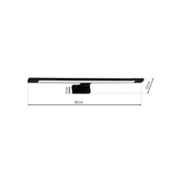 Milagro Shine Black Led 12W Wall Lamp Stylish Matt Black Light With Ip44 Rating Perfect For Mounting Above A Bathroom Mirror - thumbnail 6