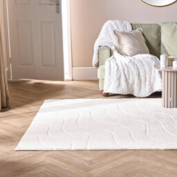 Ohs Tufted Contour Rug Soft Floor Carpet Non Slip Area Mat, Ivory - 160Cm X 230Cm - thumbnail 1