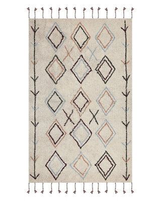 Wyld And Coco Bohonest Hand-Tufted Cotton Area Rug 140 X 200 Cm Multicolour - image 1