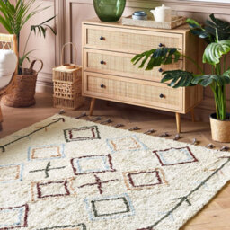 Wyld And Coco Bohonest Hand-Tufted Cotton Area Rug 140 X 200 Cm Multicolour - thumbnail 2