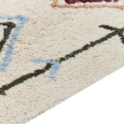 Wyld And Coco Bohonest Hand-Tufted Cotton Area Rug 140 X 200 Cm Multicolour - thumbnail 3