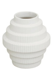 Orsina Modern Design White Small Vase, Lightweight Flower Ceramic Vase, Versatile And Stylish Vase For Flowers - thumbnail 2