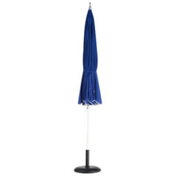 Wyld And Coco Garden Market Parasol Blue 2.45M With Aluminium Pole - thumbnail 5