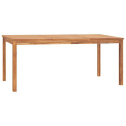 Walplus Garden Dining Table 180X90X77 Cm Solid Teak Wood