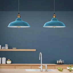 Ceiling Pendant Light Shades, Retro Vintage Style Curvy Shaped Pendant Lamp Shade  Pendant Ceiling Lights - thumbnail 3