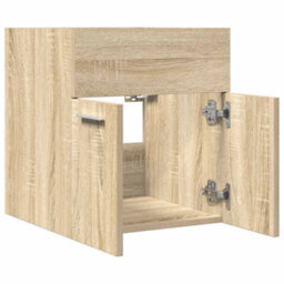 Berkfield Bathroom Sink Cabinet Sonoma Oak 41X38.5X46 Cm Engineered Wood - thumbnail 7