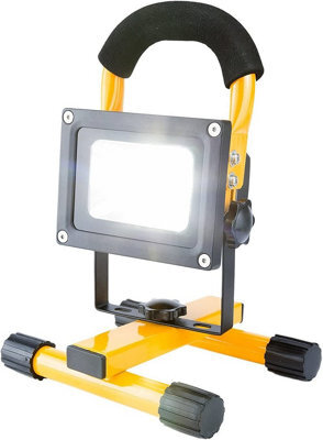 New 10W Bright Cob Led Rechargeable Cordless Portable Building Flood Light Camping - image 1