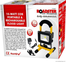 New 10W Bright Cob Led Rechargeable Cordless Portable Building Flood Light Camping - thumbnail 2