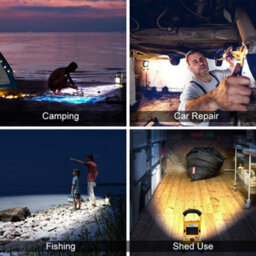 New 10W Bright Cob Led Rechargeable Cordless Portable Building Flood Light Camping - thumbnail 5