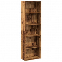 Berkfield Bookcase Old Wood 60X30X189 Cm Engineered Wood - thumbnail 2
