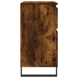 Berkfield Durable Sideboard Smoked Oak 60X35X70 Cm Engineered Wood - thumbnail 7