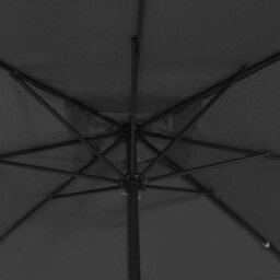 Berkfield Garden Parasol Anthracite, Black 295 X 295 X 245 Cm - thumbnail 4