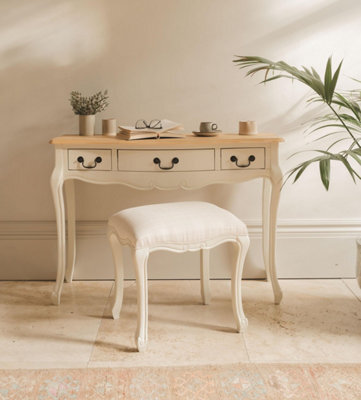 Statement Furniture Juliette Shabby Chic Dressing Table- Champagne - image 1