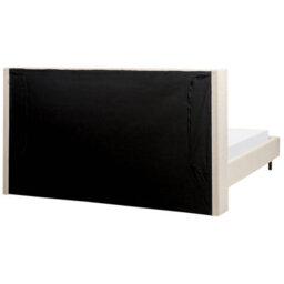 Beliani Bed Boucle Villette 180 X 200 Cm (Eu Super King) Beige - thumbnail 7