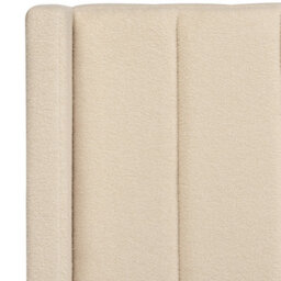 Beliani Bed Boucle Villette 180 X 200 Cm (Eu Super King) Beige - thumbnail 9
