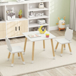 Gainoom Kids Table And Chairs Set Wooden Toddler Desk And Chair Set For Classroom Daycare Home - thumbnail 4