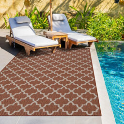 Homeart Outdoor Rugs Easy Cleaning Area Rugs For Balcony,garden,picnic,uv Weather Resistant Grey Cream, 160 X 230 Cm - thumbnail 3