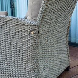 SquareBoxx Lovina Rattan 4 Piece Garden Set Indoor & Outdoor - thumbnail 6