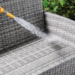 SquareBoxx Lovina Rattan 4 Piece Garden Set Indoor & Outdoor - thumbnail 5