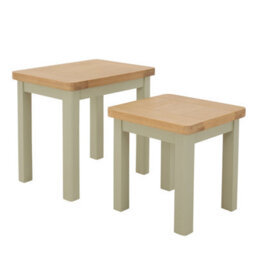 The Furniture Market Marbury Sage Green Nest Of 2 Tables - thumbnail 8