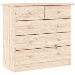 Berkfield Chest Of Drawers Alta 77X35X73 Cm Solid Wood Pine - thumbnail 2