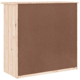 Berkfield Chest Of Drawers Alta 77X35X73 Cm Solid Wood Pine - thumbnail 6