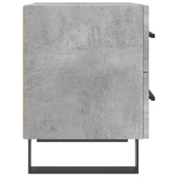 Berkfield Bedside Cabinets 2 Pcs Concrete Grey 40X35X47.5 Cm Engineered Wood - thumbnail 7