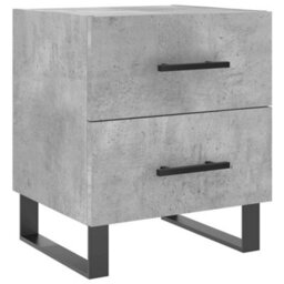 Berkfield Bedside Cabinets 2 Pcs Concrete Grey 40X35X47.5 Cm Engineered Wood - thumbnail 5